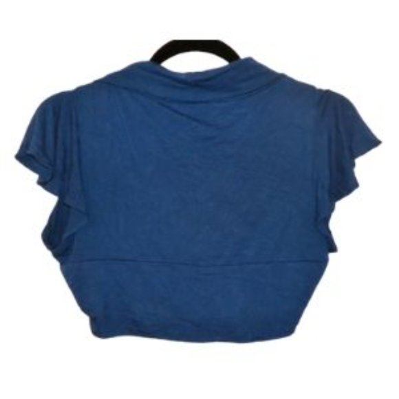 Dark Blue Shrug Cardigan - Picture 2 of 2